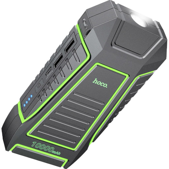 Портативний пускозарядний пристрій HOCO QS1 Spring Portable Smart Jump Starter 10000mAh