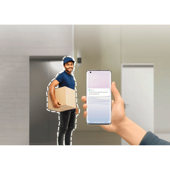 Розумний відеодзвінок XIAOMI Smart Doorbell 3S (BHR7068GL)