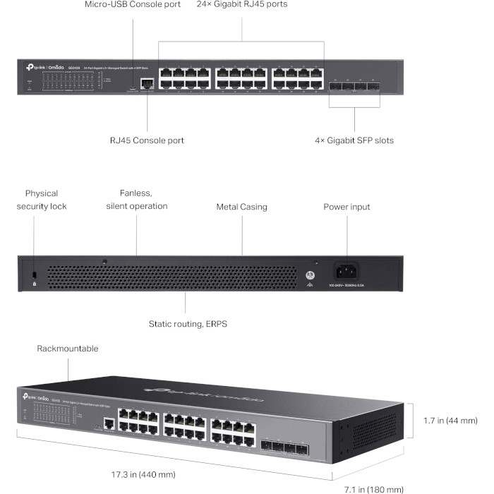 Коммутатор TP-LINK SG3428