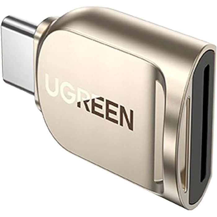 Кардрідер UGREEN CM331 USB Type-C 3.0 Card Reader for TF Light Gold (80124)