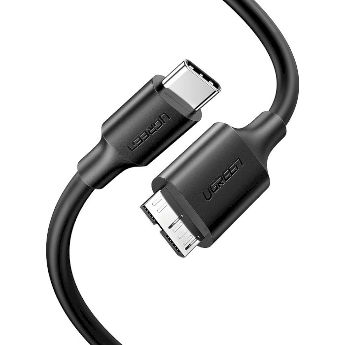 Кабель UGREEN US312 USB-C to Micro-USB 1м Black (20103)