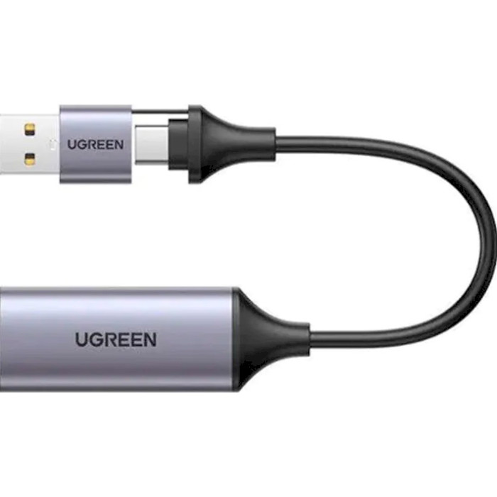 Адаптер UGREEN CM489 Video Capture Device HDMI - USB-A/USB-C Gray (40189)