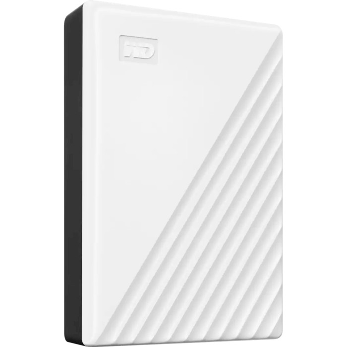 Портативний жорсткий диск WD My Passport 5TB USB3.2 White (WDBPKJ0050BWT-WESB)