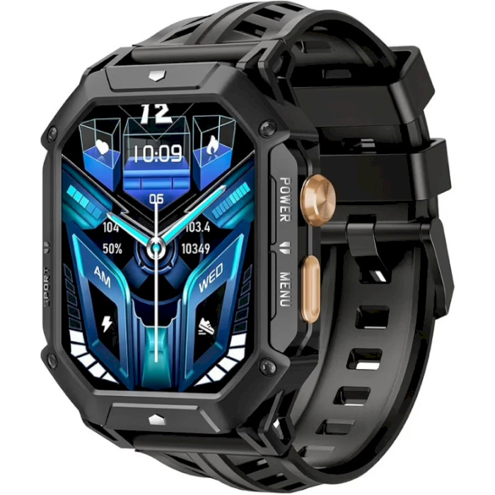 Смарт-часы OUKITEL BT80 Rugged Outdoor Watch Black