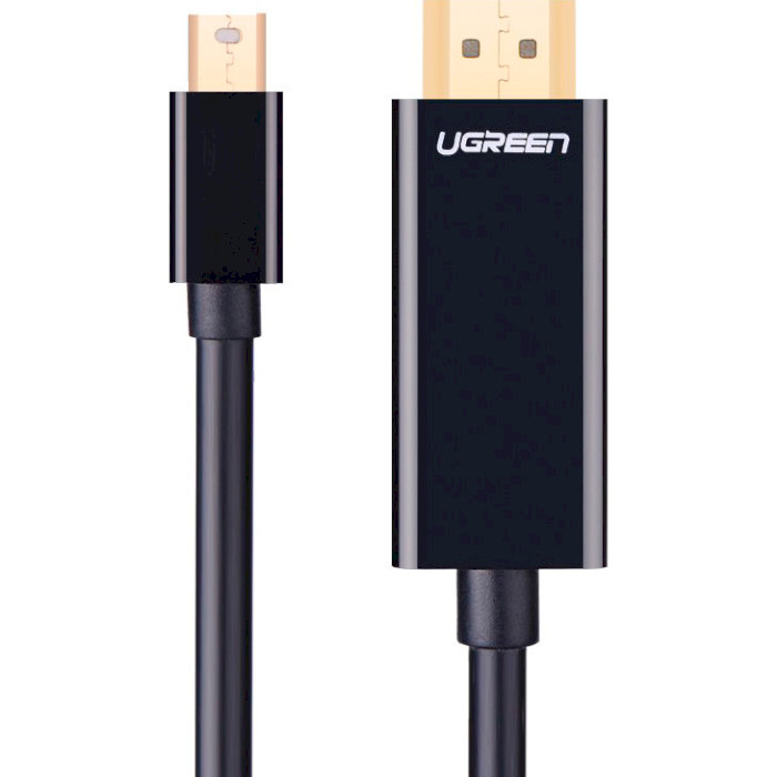 Кабель UGREEN MD101 Male to Male Cable Mini DisplayPort - HDMI 1.5м Black (20848)