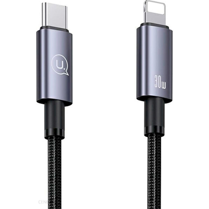 Кабель USAMS US-SJ679 Sufeng Type-C To Lightning 30W Aluminum Alloy Fast Charging & Data Cable 0.25м Tarnish (SJ679USB01)