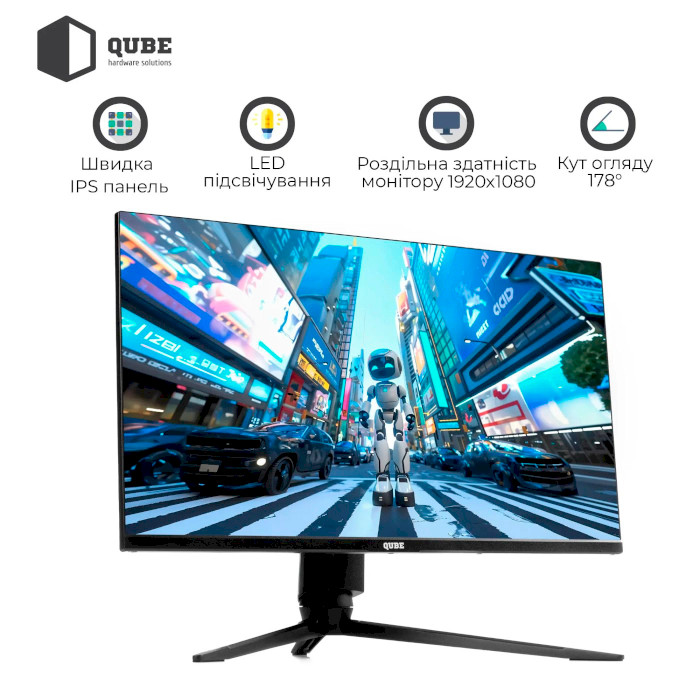 Монітор QUBE Overlord G25F360H