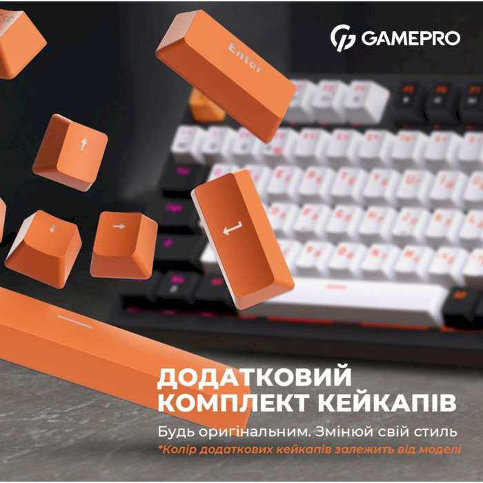 Клавиатура GAMEPRO MK170 Outemu Red Hot-Swap Switch Black