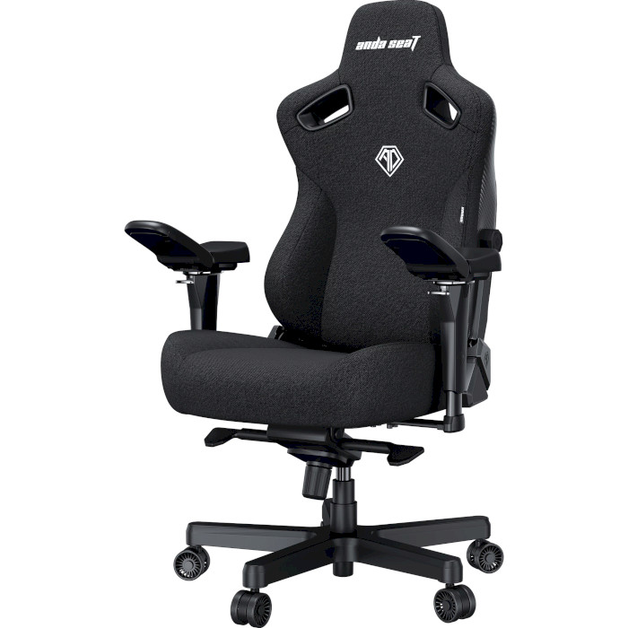 Крісло геймерське ANDA SEAT Kaiser 3 Pro Black Fabric Size XL