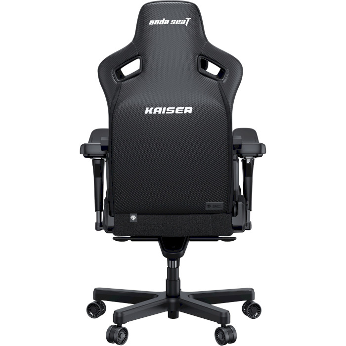 Крісло геймерське ANDA SEAT Kaiser 3 Pro Size XL Black Fabric