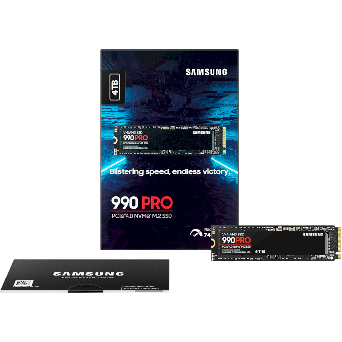 SSD диск SAMSUNG 990 Pro 4TB M.2 NVMe (MZ-V9P4T0B/AM)