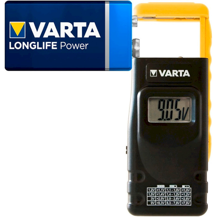 Тестер заряду батарейок VARTA 891 LCD Digital Battery Tester (891101401)