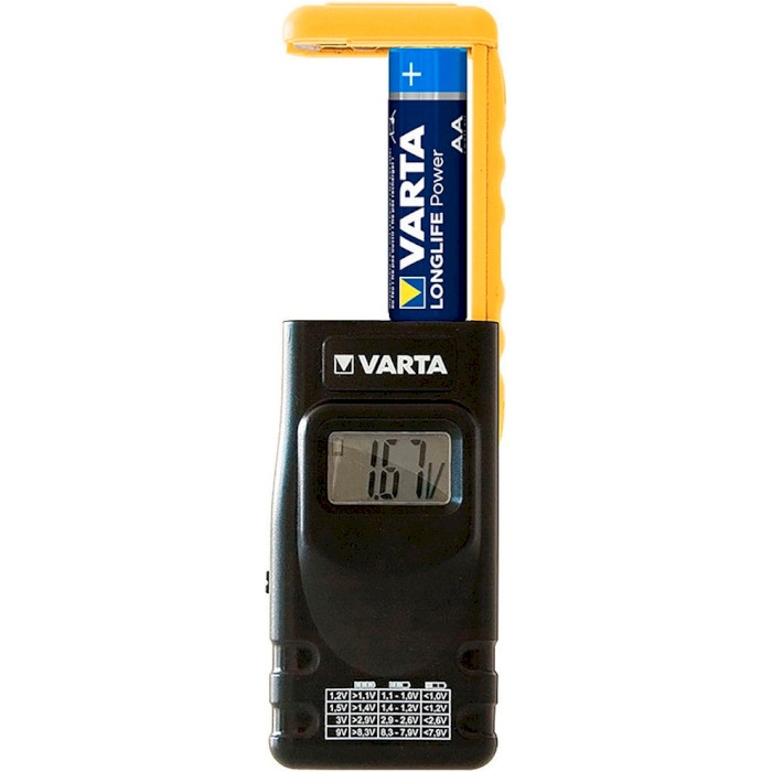 Тестер заряду батарейок VARTA 891 LCD Digital Battery Tester (891101401)