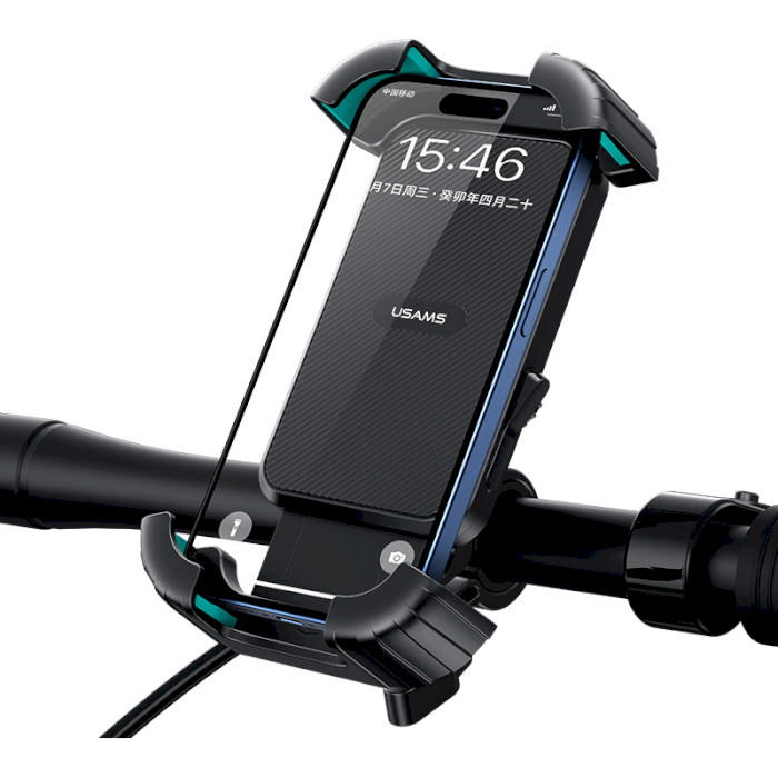 Велотримач для смартфона USAMS ZJ078 Ying Bicycle Phone Holder Black (ZJ78ZJ01)