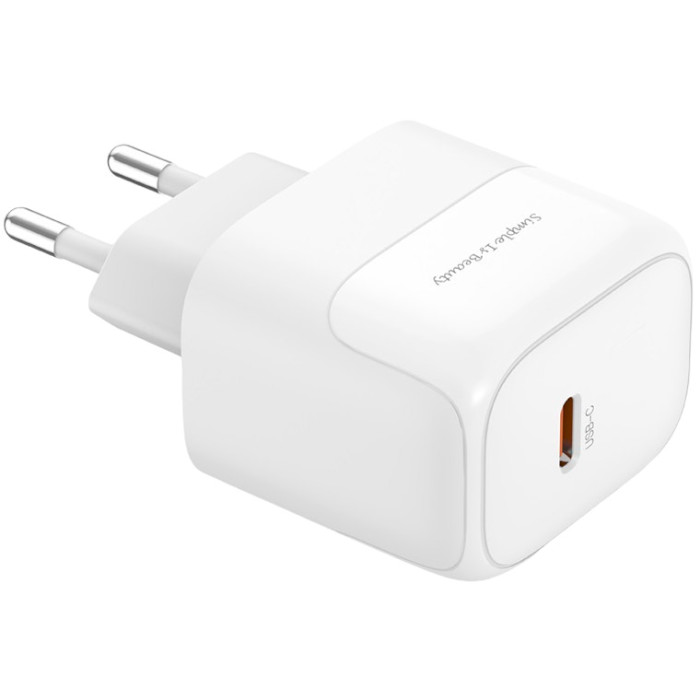 Зарядний пристрій XO L136 1xUSB-C, PD20W White (L136_WHITE)