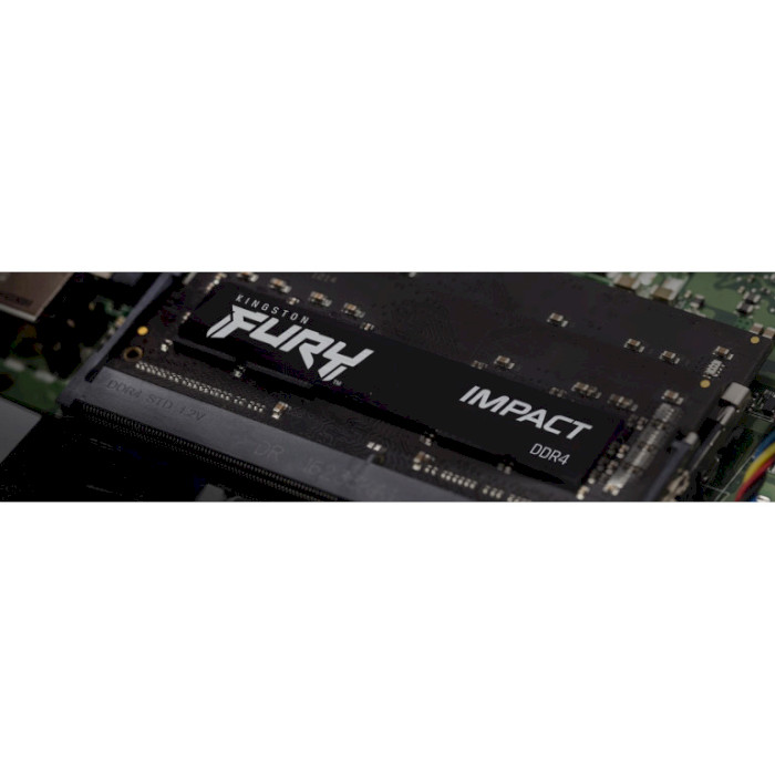 Модуль пам'яті KINGSTON FURY Impact SO-DIMM DDR4 3200MHz 32GB Kit 2x16GB/Уцінка (KF432S20IBK2/32)