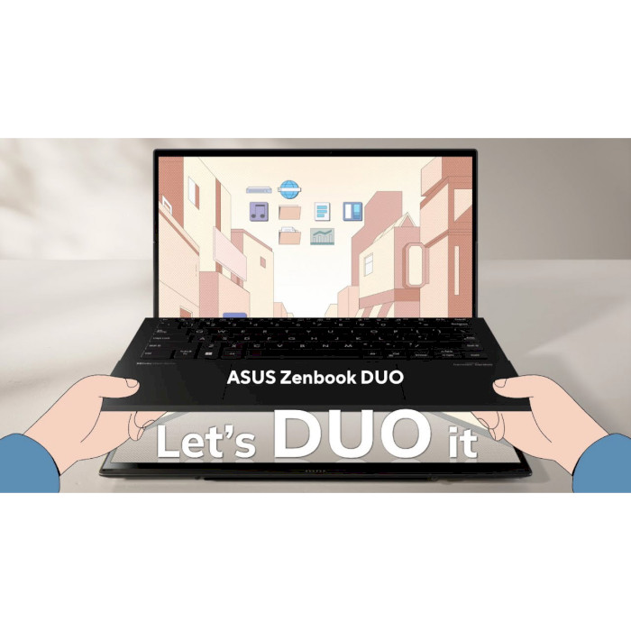 Ноутбук ASUS ZenBook Duo UX8406MA Inkwell Gray (UX8406MA-PZ043X)