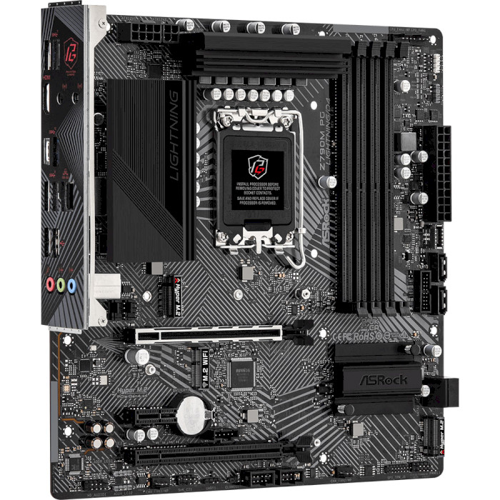 Материнська плата ASROCK Z790M PG Lightning/D4