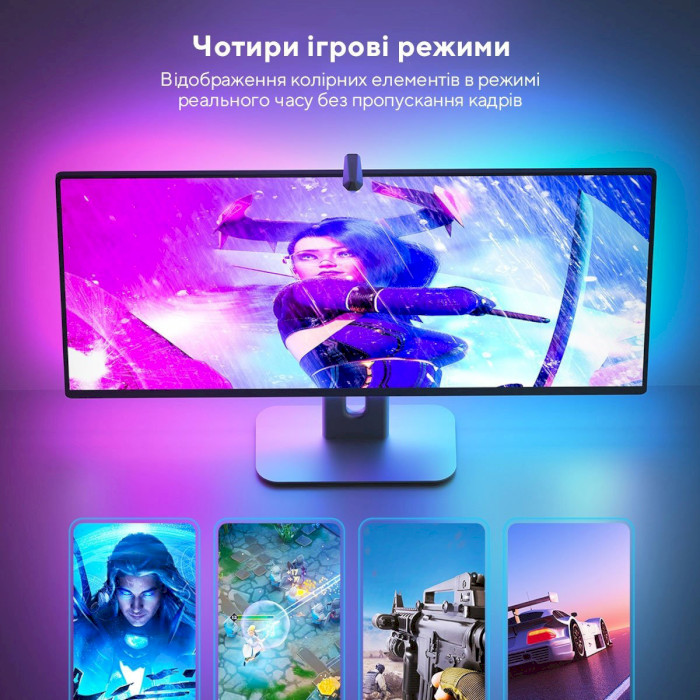 Набор адаптивной подсветки GOVEE H604B DreamView G1 Gaming Light for 24"-39" RGBIC (B604B311)