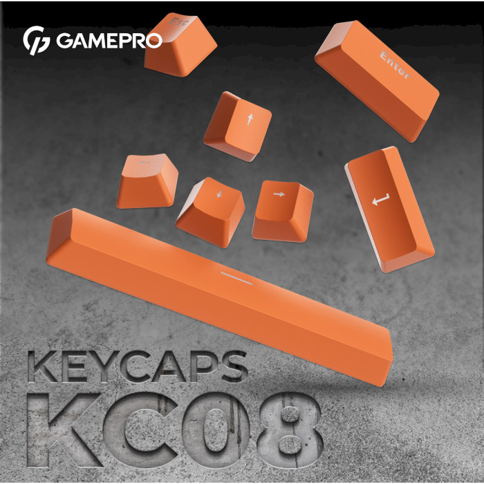 Набір кейкапів для клавіатури GAMEPRO KC08 Orange