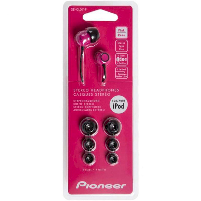 Навушники PIONEER SE-CL07 Pink