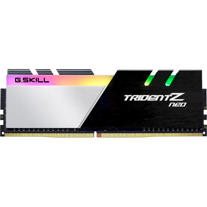 Модуль пам'яті G.SKILL Trident Z Neo RGB Matte Black/Silver DDR4 3600MHz 128GB Kit 4x32GB (F4-3600C18Q-128GTZN)