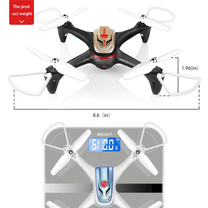 Квадрокоптер SYMA X15W Black