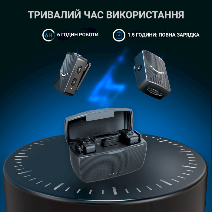 Микрофон-петличка беспроводной FIFINE M9