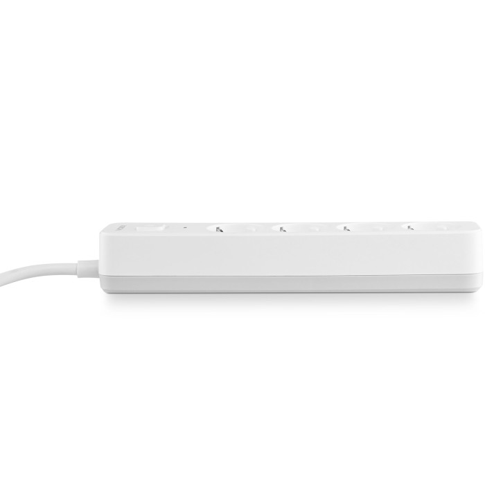 Мережевий фільтр VIDEX Oncord White, 4 розетки, 3м (VF-PD43G-W)