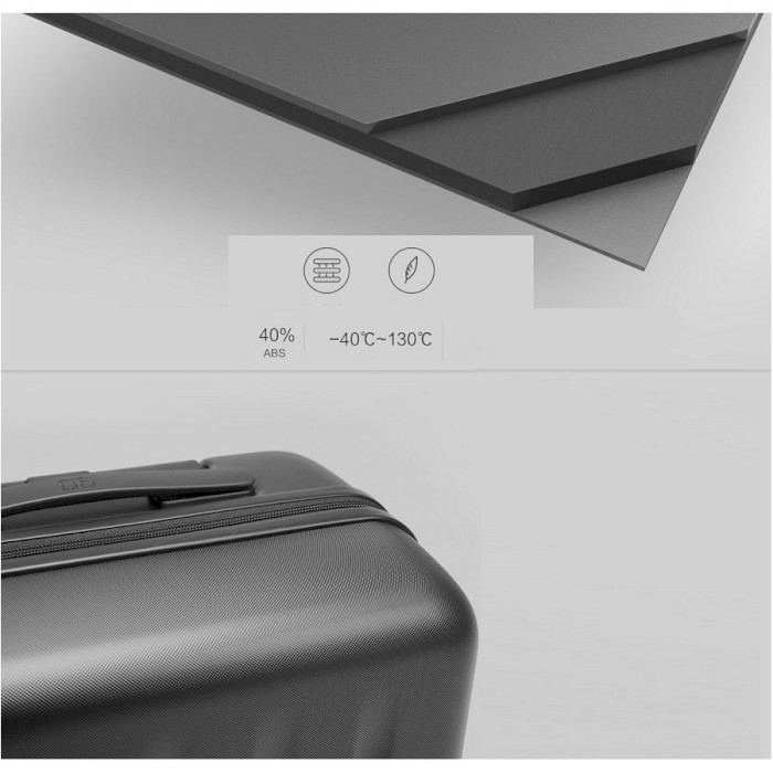 Чемодан XIAOMI 90FUN PC Luggage 24" Aurora Blue 64л