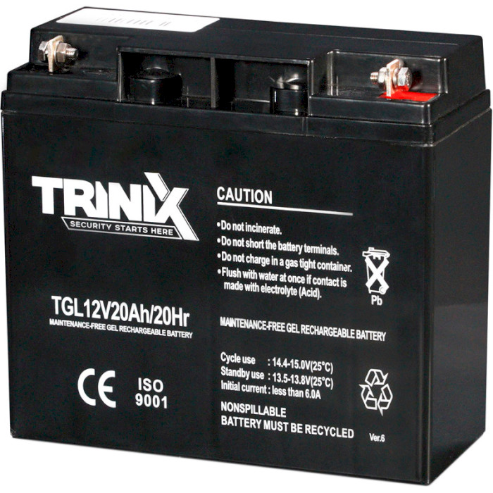 Аккумуляторная батарея TRINIX TGL 12V20Ah (12В, 20Ач) (TGL12V18AH/20HR)