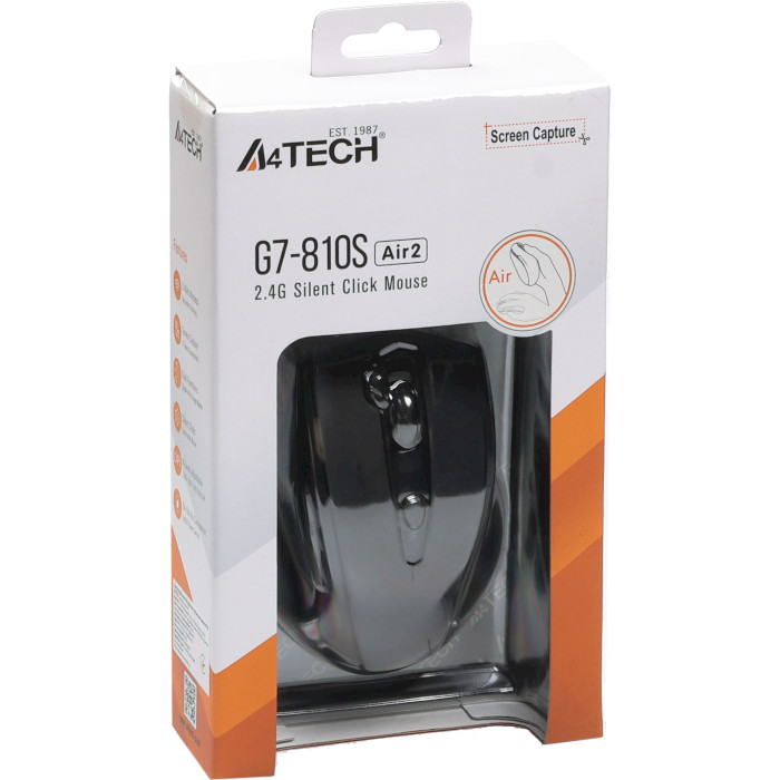 Мышь A4TECH G7-810 Air2 Black