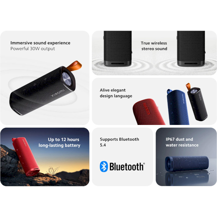 Портативна колонка XIAOMI Sound Outdoor Blue