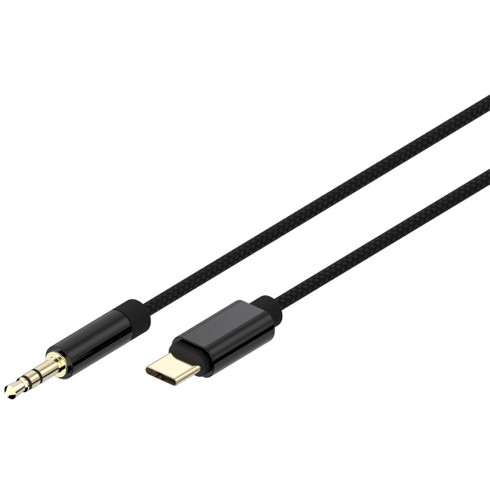 Кабель CABLEXPERT Type-C to 3.5mm 0.15м Black (CCA-CM3.5M-1.5M)