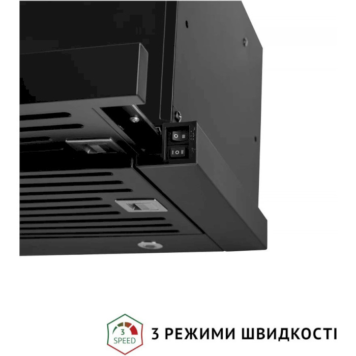 Вытяжка PERFELLI ISEO 6PMF Nero