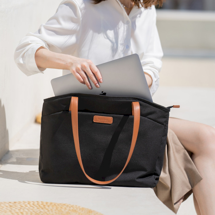 Сумка наплічна TOMTOC Versatile-T23 Laptop Tote Bag Black (T23L1D1)