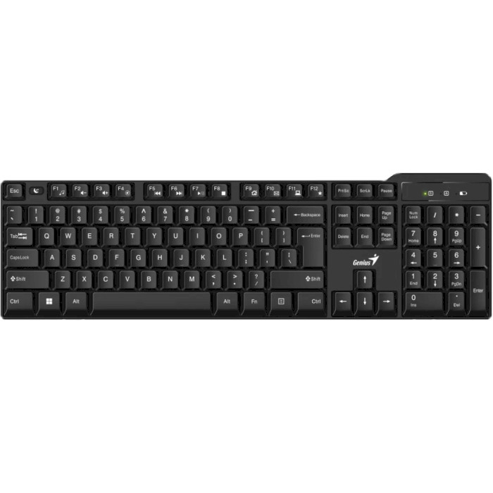 Клавіатура бездротова GENIUS KB-7100X UA Black (31320001406)