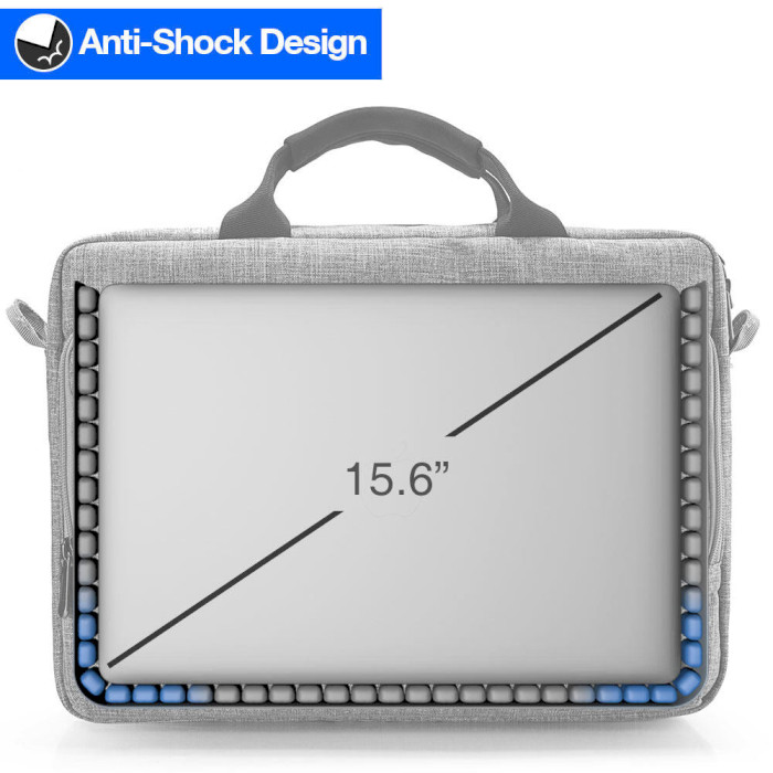 Сумка для ноутбука 16" TOMTOC Navigator-A43 Laptop Briefcase Gray (A43E1G3)