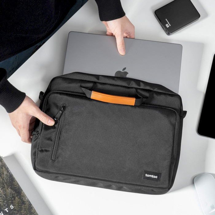 Сумка для ноутбука 16" TOMTOC Navigator-A43 Laptop Briefcase Black (A43E1D1)