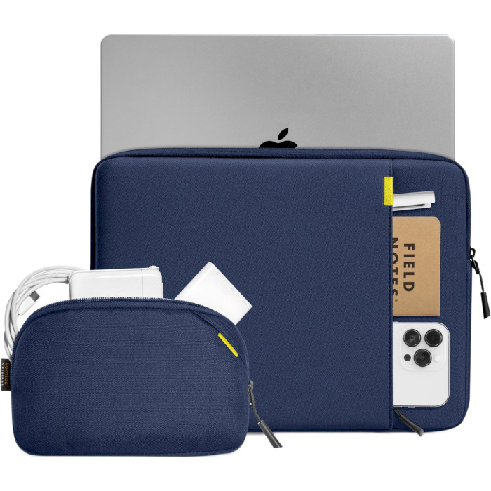 Чехол для ноутбука 16" TOMTOC Defender-A13 Laptop Sleeve Kit Navy Blue (A13F2BV)