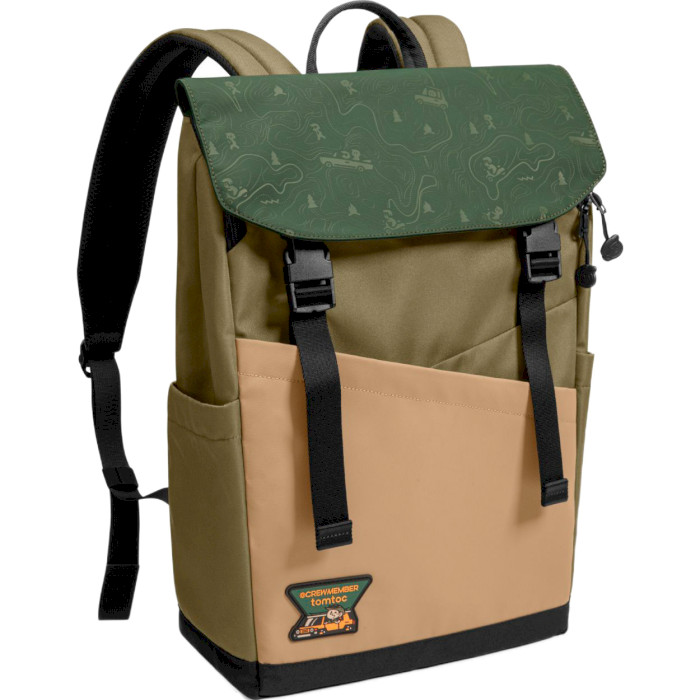 Рюкзак TOMTOC Slash G-Crew-T64 Laptop Backpack Green (T64M1T1GC)