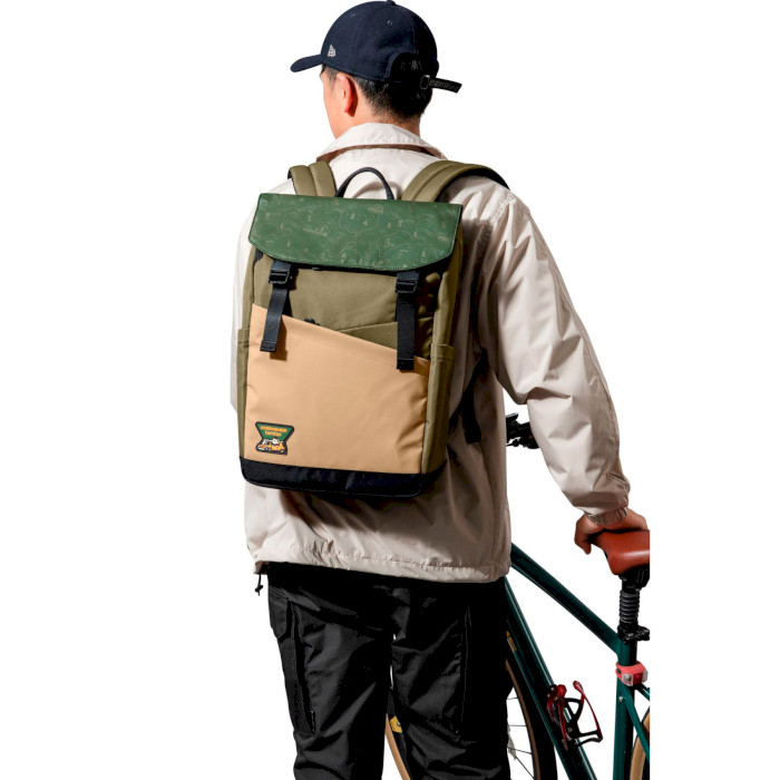 Рюкзак TOMTOC Slash G-Crew-T64 Laptop Backpack Green (T64M1T1GC)