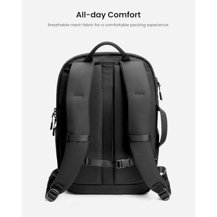 Рюкзак TOMTOC UrbanEX-T65 Laptop Backpack M Black (T65M1D1)