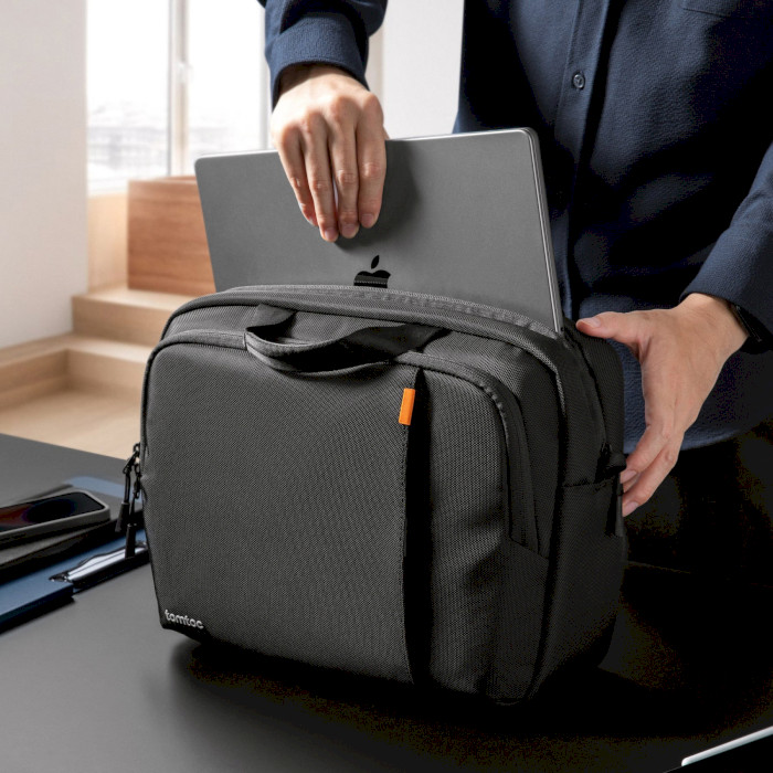 Сумка наплічна TOMTOC Defender-A31 Laptop Briefcase Black (A31E1D1)