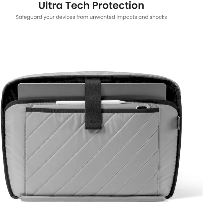 Сумка наплечная TOMTOC Defender-A31 Laptop Briefcase Black (A31G1D1)