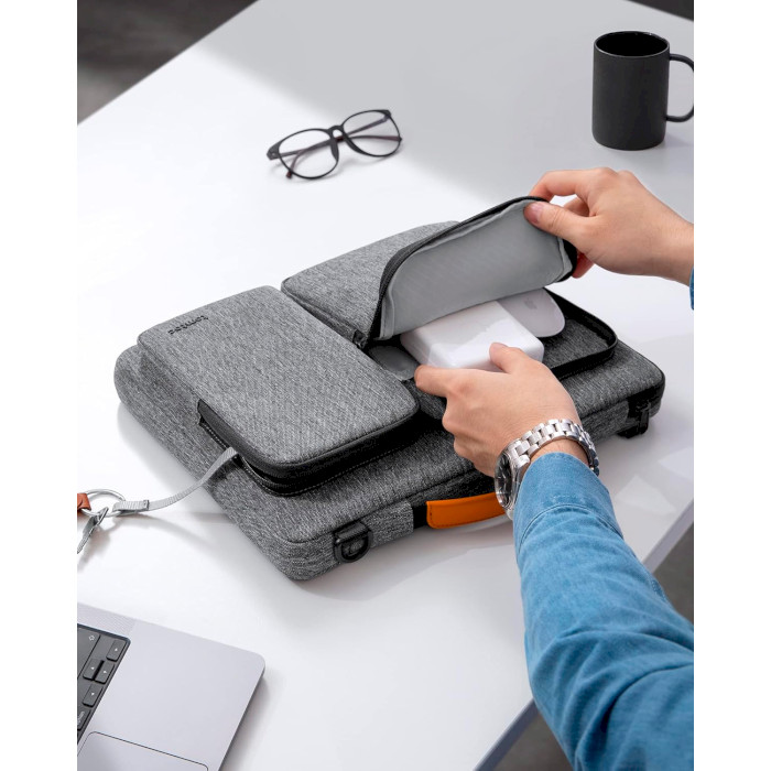 Сумка наплічна TOMTOC Defender-A42 Laptop Briefcase Gray (A42E1G3)