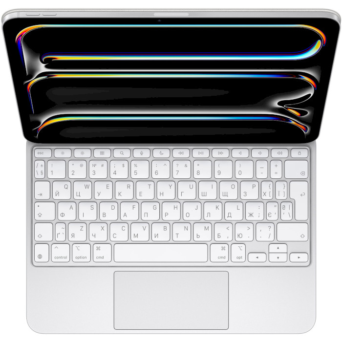 Клавіатура для планшета APPLE Magic Keyboard для iPad Pro 11" M4 UA White (MWR03UA/A)