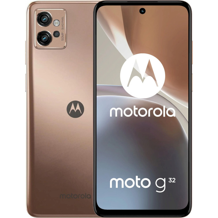 Смартфон MOTOROLA Moto G32 8/256GB Rose Gold (PAUU0045RO)