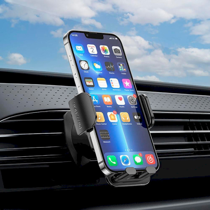 Автотримач для смартфона PROOVE Crystal Clamp Plus Air Outlet Car Mount