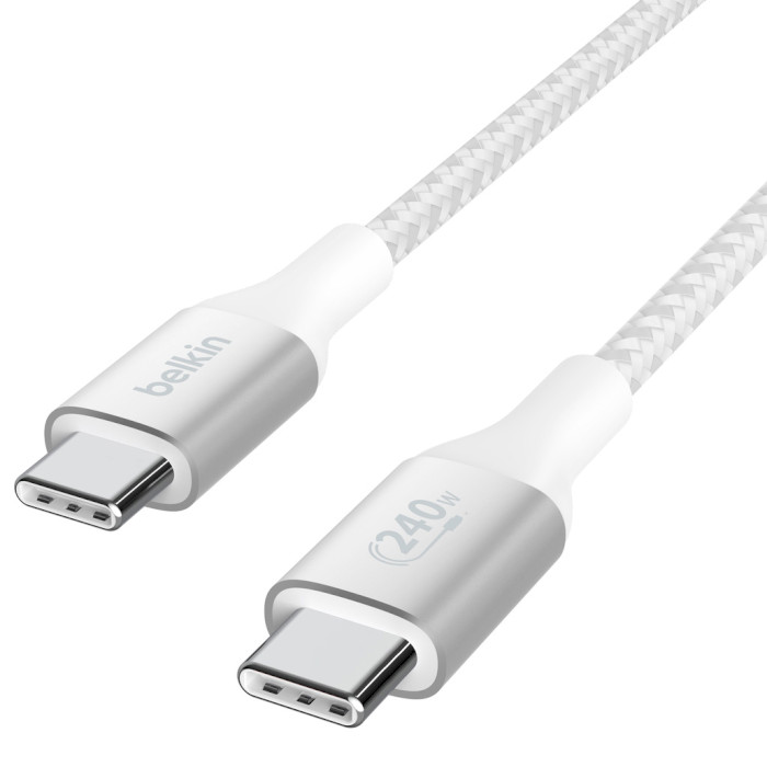 Кабель BELKIN Boost Up Charge USB-C to USB-C 1м White (CAB015BT1MWH)